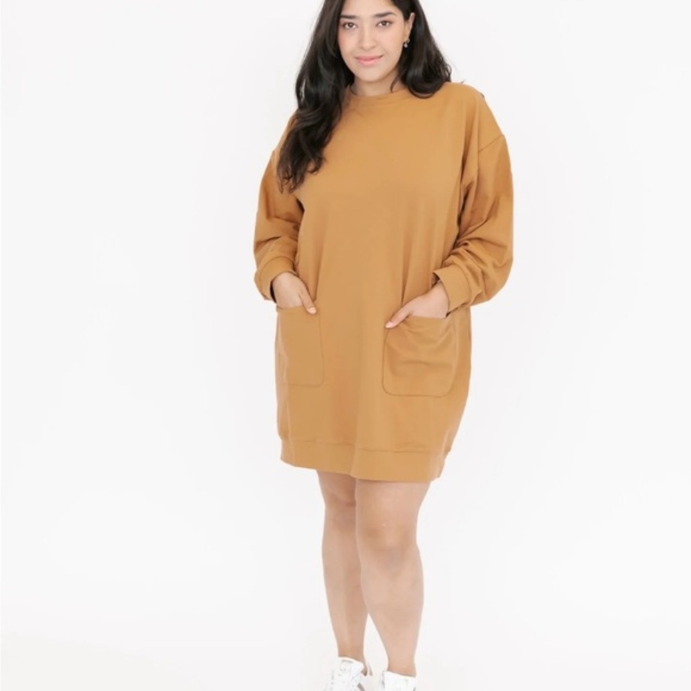 Smash + Tess Prospect Mini Dress in Cinnamon Brown, 2X, NWT
